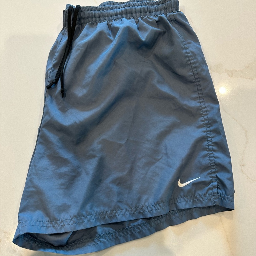 Nike Blue Athletic Shorts Lightweight Moisture-Wicking